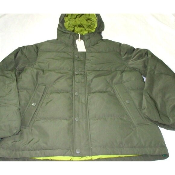 OOBE Brand Men's Kinsley Goose Down Hooded Jacket Otter Green NWT - Picture 5 of 8